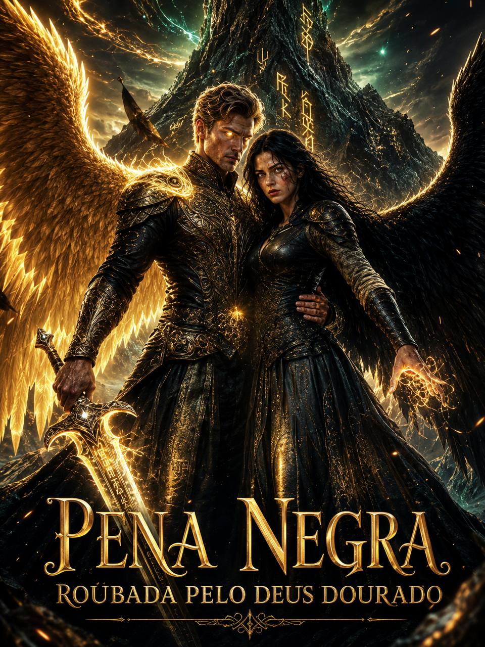 Pena Negra Roubada Pelo Deus Dourado